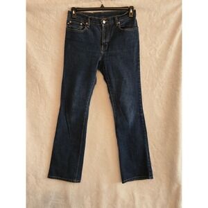 Polo Jeans Co Ralph Lauren Womens 8 Dark Wash Bootcut Denim Jeans Size 31x29.5